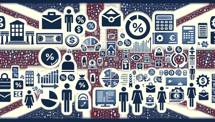 Debt Consolidation vs Personal Loans: A UK Guide | DCL Infographic illustrating various personal loan options in the UK, featuring graphs and icons on a Union Jack backdrop.