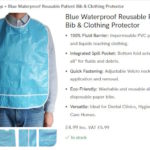 Waterproof Adult Bibs Perfect for Care Homes