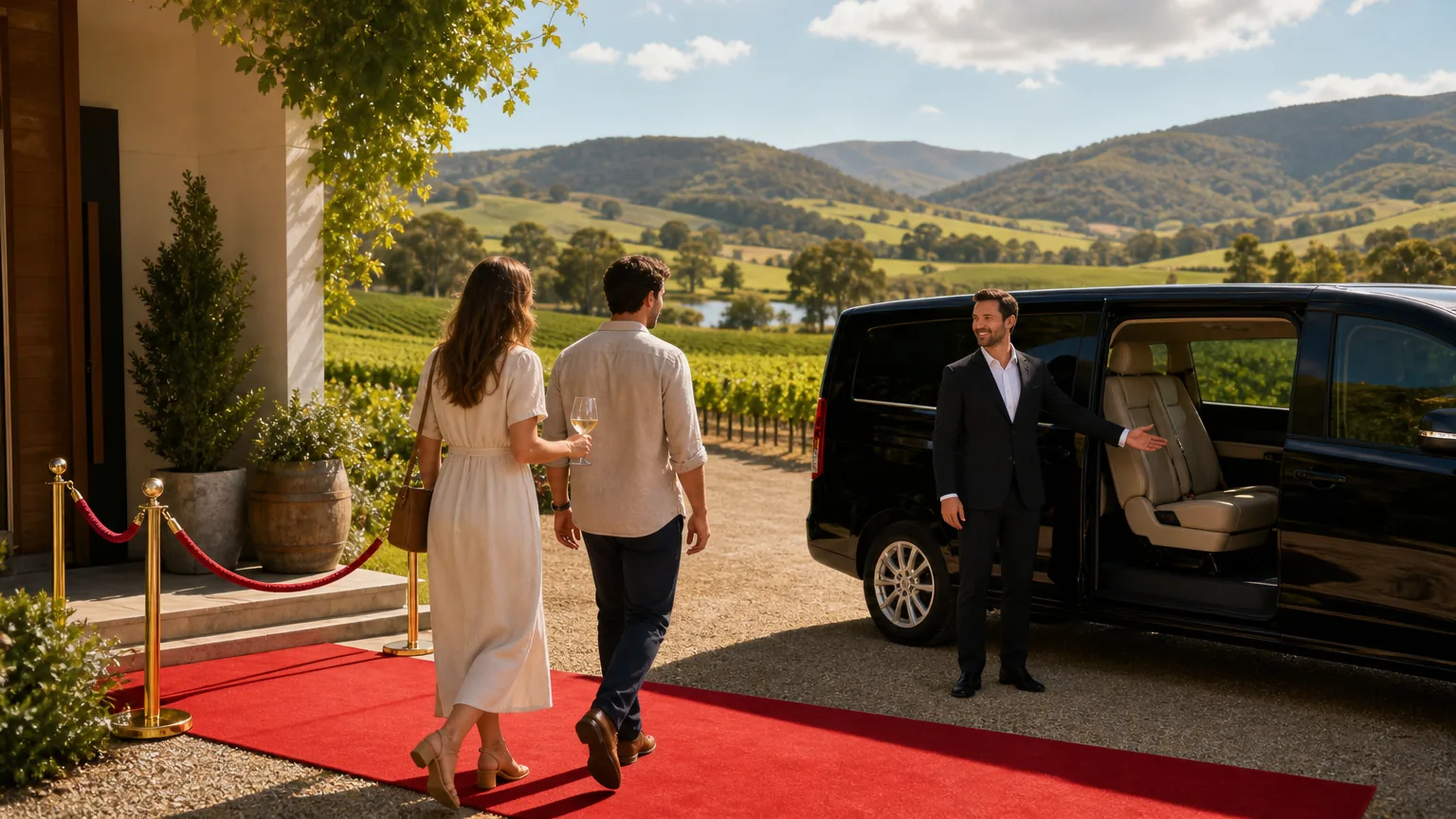 Red Carpet Wine Tours: visual reference for 1. Red Carpet Wine Tours: Bespoke Private Tours from Your Home