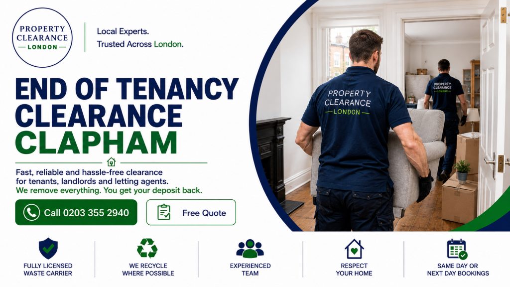 End of Tenancy Clearance Services: Fast Solutions in Clapham