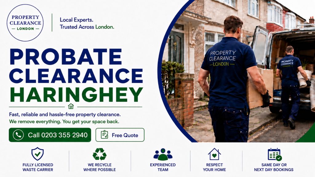 Probate House Clearance Services by Haringey Local Experts