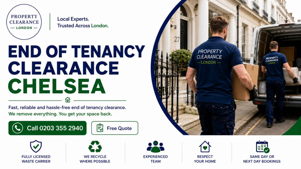End of Tenancy Clearance Services in Chelsea: A Quick Guide