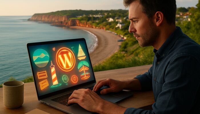 Local designer in Budleigh Salterton developing custom WordPress plugins inspired by Devon's coastal scenery.
